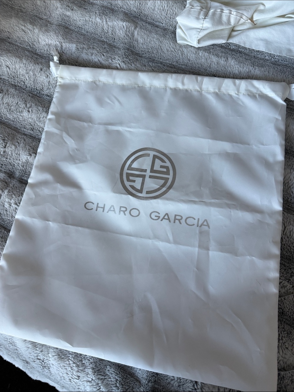 Charo Garcia Dust Bag White large